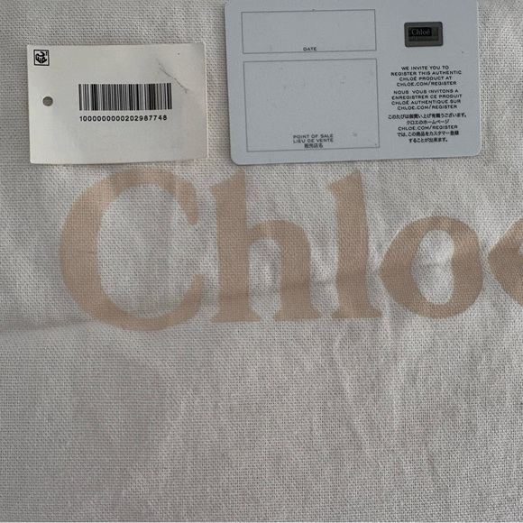 Chloe Lexa Crossbody Medium Bag Beige Suede - Picture 9 of 12